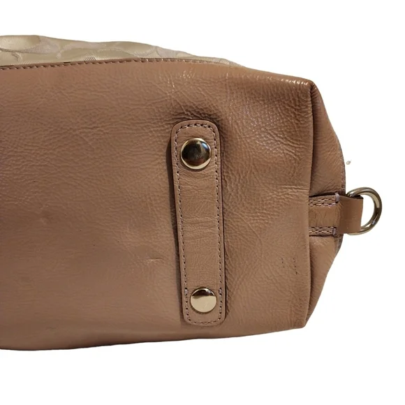 Coach handbag purse petite small designer bag Ashley signature - Picture 4 of 11